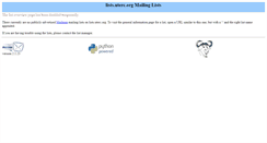 Desktop Screenshot of lists.uterc.org
