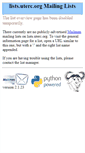 Mobile Screenshot of lists.uterc.org